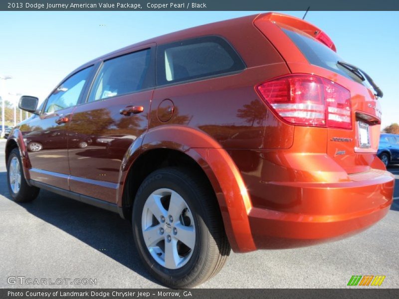 Copper Pearl / Black 2013 Dodge Journey American Value Package