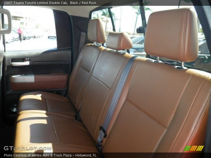 Black / Red Rock 2007 Toyota Tundra Limited Double Cab