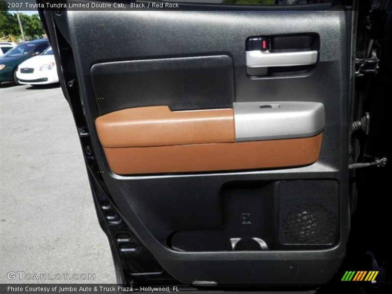 Black / Red Rock 2007 Toyota Tundra Limited Double Cab