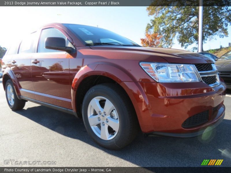Copper Pearl / Black 2013 Dodge Journey American Value Package