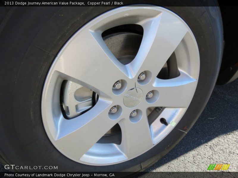 Copper Pearl / Black 2013 Dodge Journey American Value Package