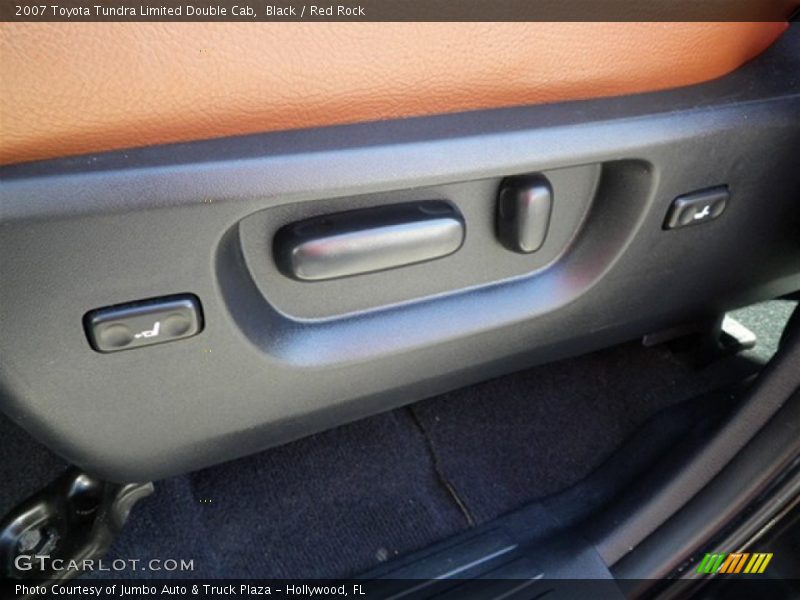Black / Red Rock 2007 Toyota Tundra Limited Double Cab