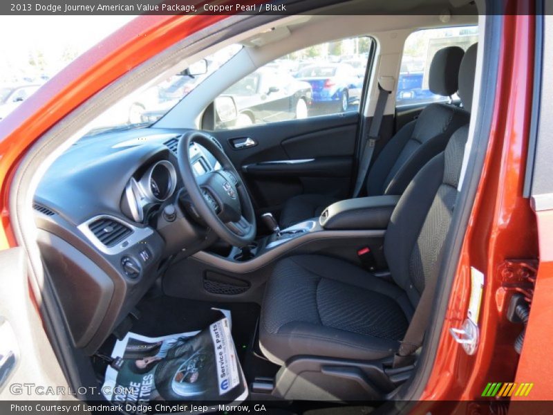 Copper Pearl / Black 2013 Dodge Journey American Value Package