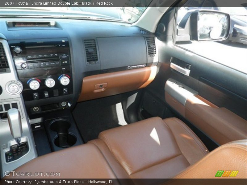Black / Red Rock 2007 Toyota Tundra Limited Double Cab