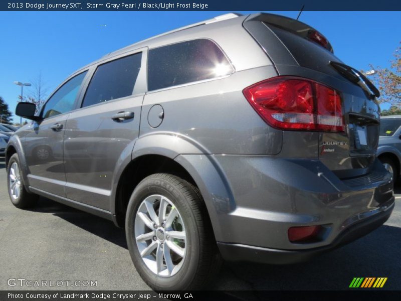 Storm Gray Pearl / Black/Light Frost Beige 2013 Dodge Journey SXT