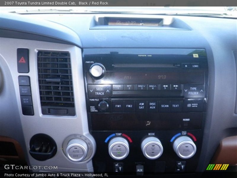 Black / Red Rock 2007 Toyota Tundra Limited Double Cab