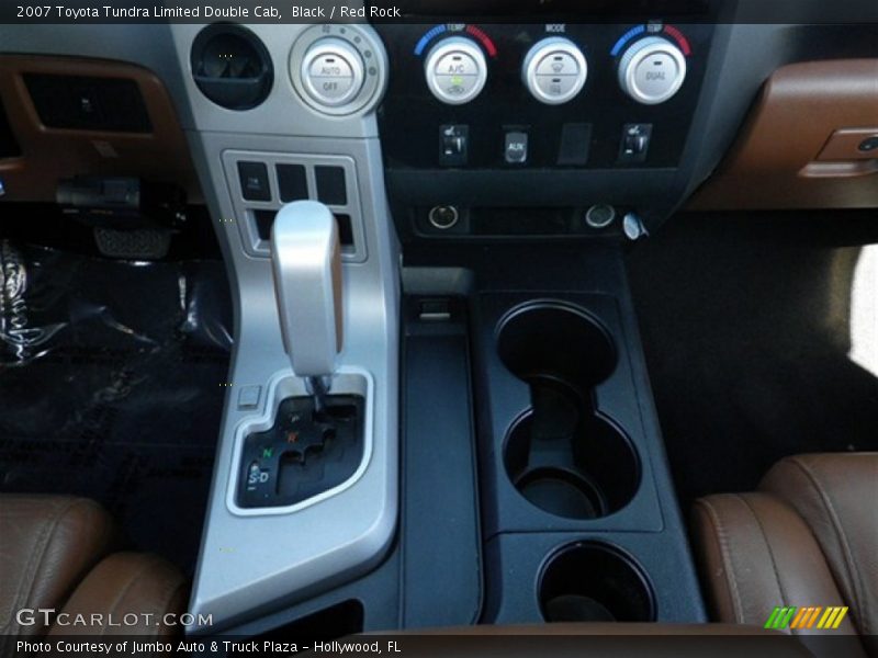 Black / Red Rock 2007 Toyota Tundra Limited Double Cab