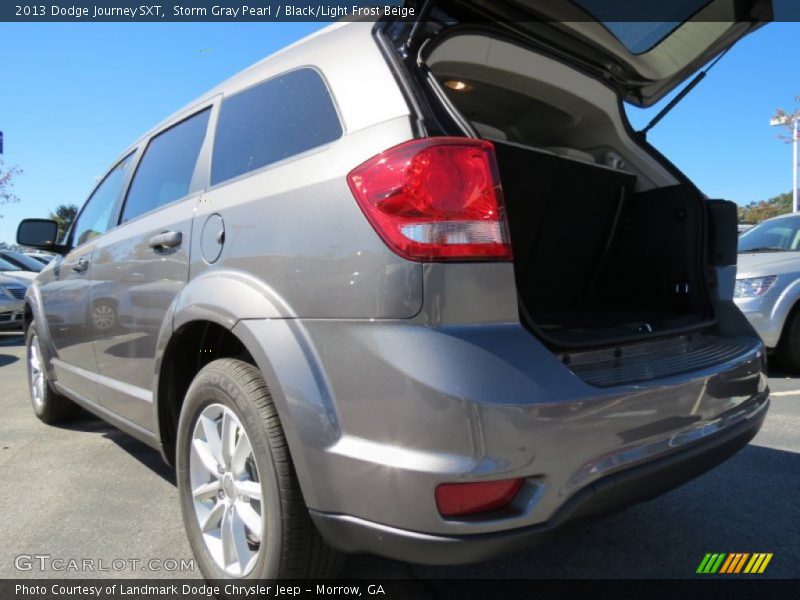 Storm Gray Pearl / Black/Light Frost Beige 2013 Dodge Journey SXT