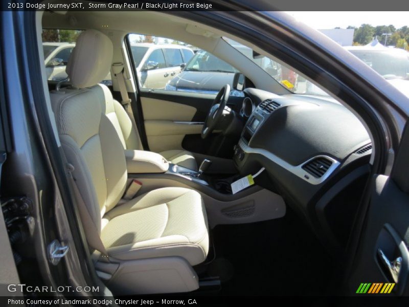 Storm Gray Pearl / Black/Light Frost Beige 2013 Dodge Journey SXT