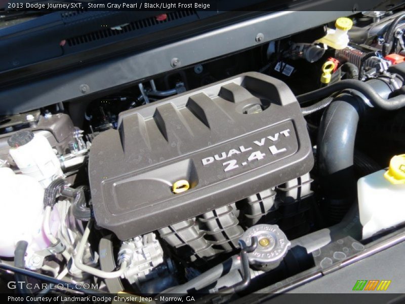 Storm Gray Pearl / Black/Light Frost Beige 2013 Dodge Journey SXT