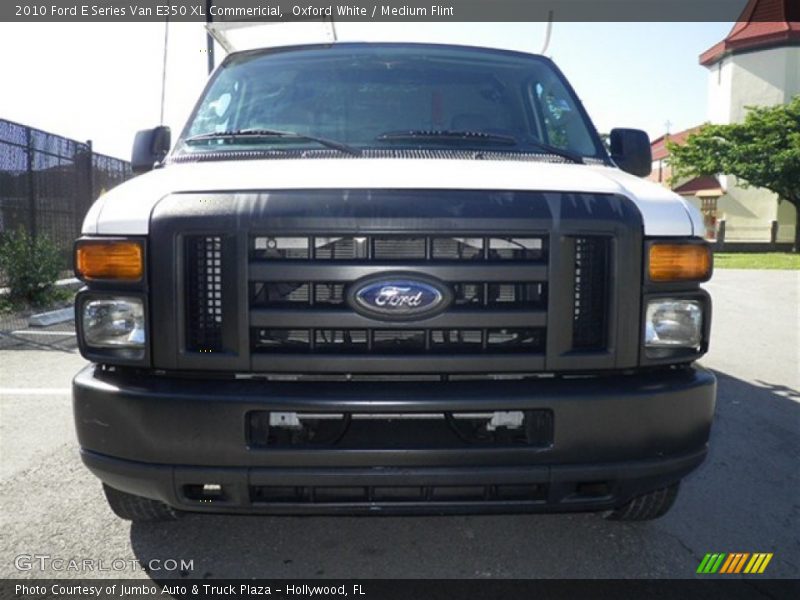 Oxford White / Medium Flint 2010 Ford E Series Van E350 XL Commericial