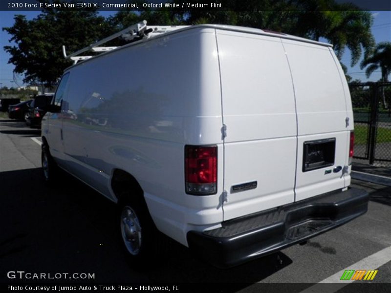 Oxford White / Medium Flint 2010 Ford E Series Van E350 XL Commericial