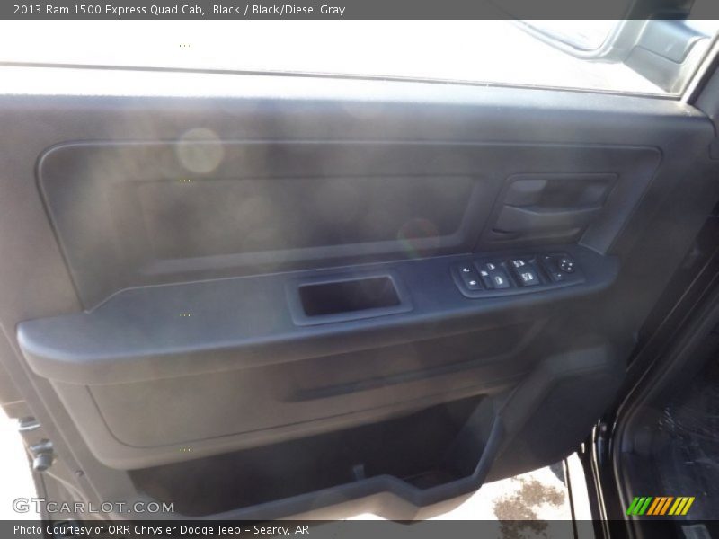 Black / Black/Diesel Gray 2013 Ram 1500 Express Quad Cab