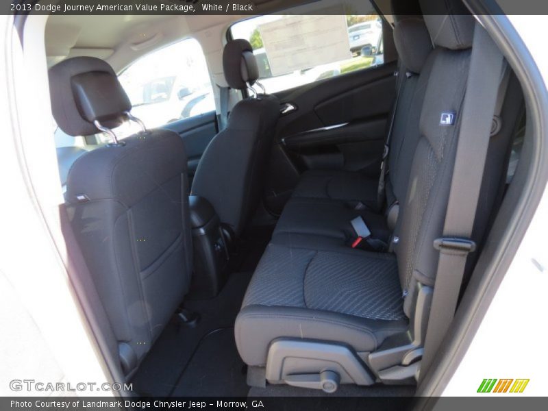 White / Black 2013 Dodge Journey American Value Package