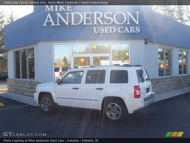 Stone White Clearcoat / Pastel Pebble Beige 2008 Jeep Patriot Limited 4x4