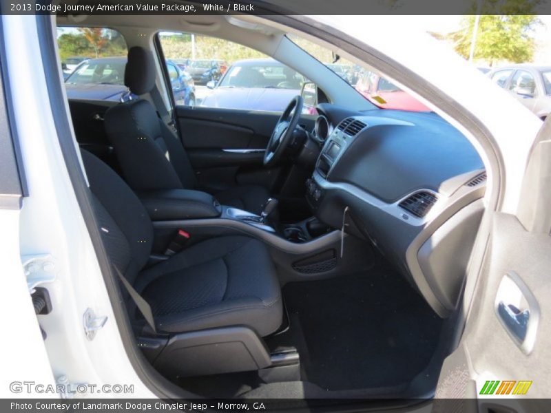White / Black 2013 Dodge Journey American Value Package