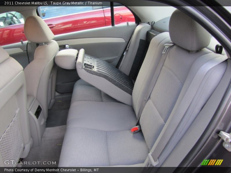 Taupe Gray Metallic / Titanium 2011 Chevrolet Malibu LS