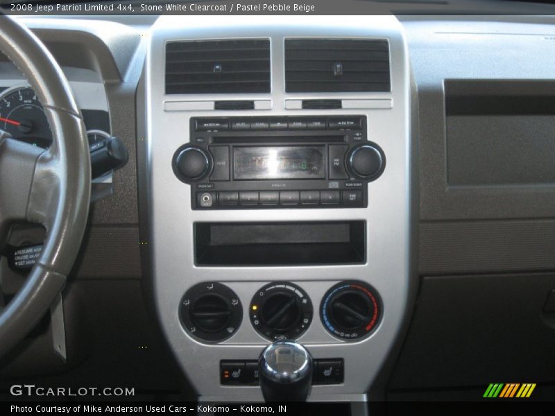 Stone White Clearcoat / Pastel Pebble Beige 2008 Jeep Patriot Limited 4x4