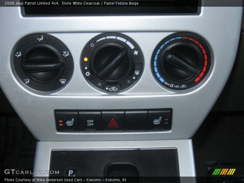 Stone White Clearcoat / Pastel Pebble Beige 2008 Jeep Patriot Limited 4x4