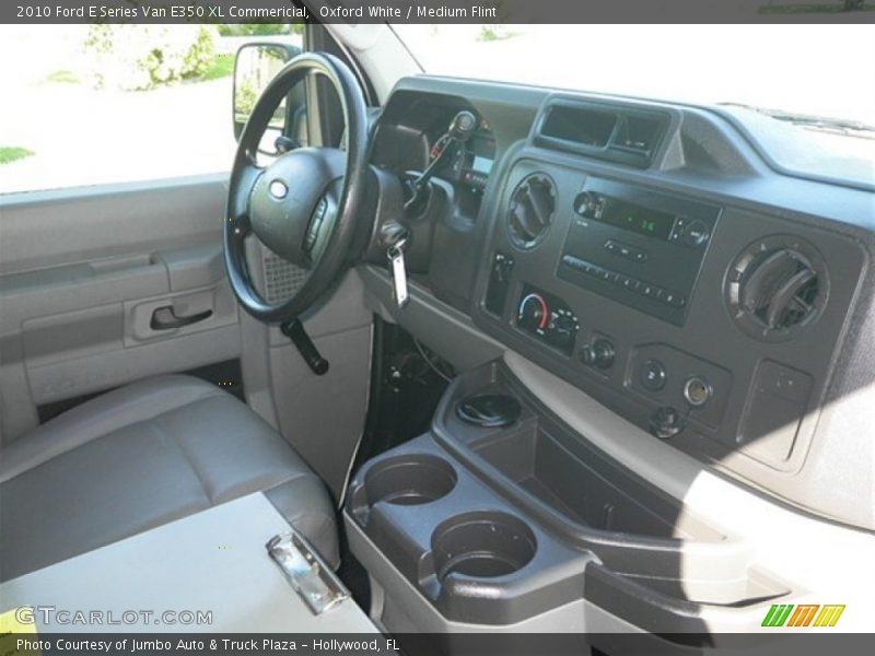 Oxford White / Medium Flint 2010 Ford E Series Van E350 XL Commericial