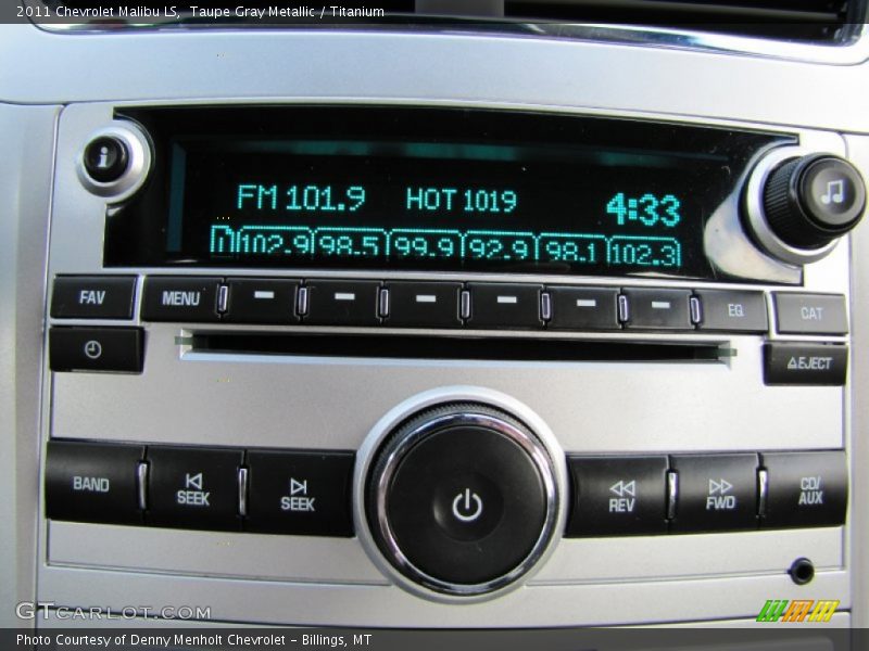 Taupe Gray Metallic / Titanium 2011 Chevrolet Malibu LS