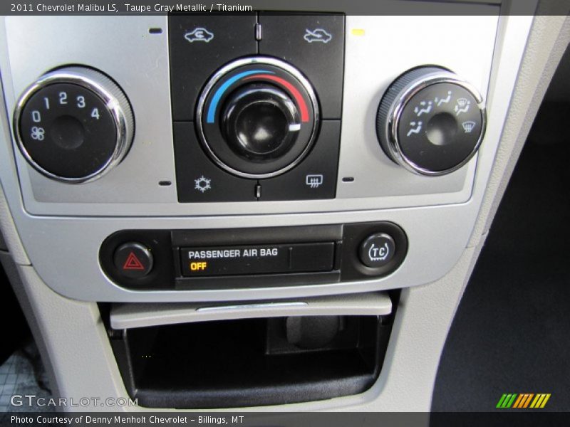 Taupe Gray Metallic / Titanium 2011 Chevrolet Malibu LS