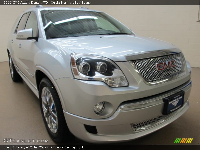 Quicksilver Metallic / Ebony 2011 GMC Acadia Denali AWD