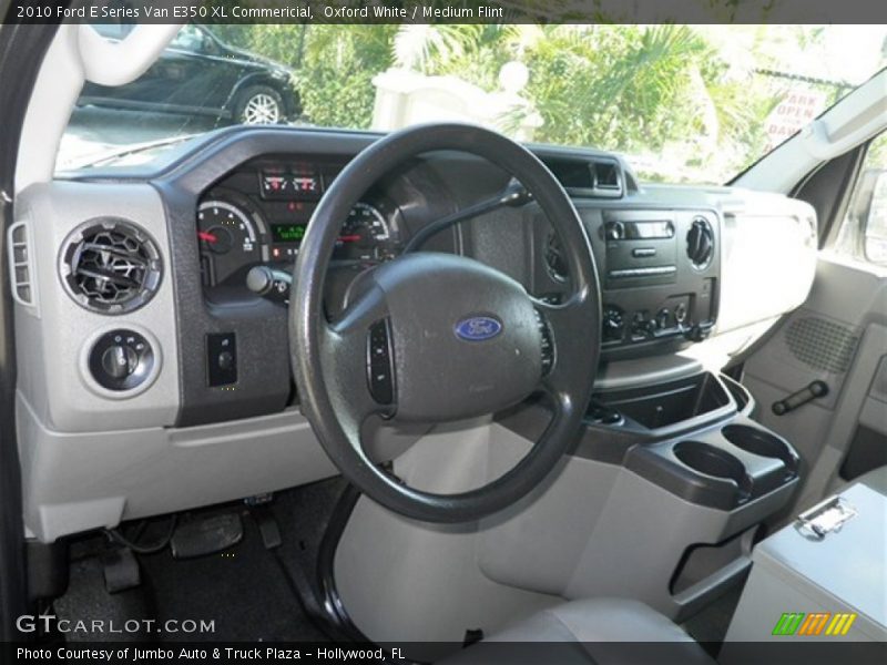 Dashboard of 2010 E Series Van E350 XL Commericial