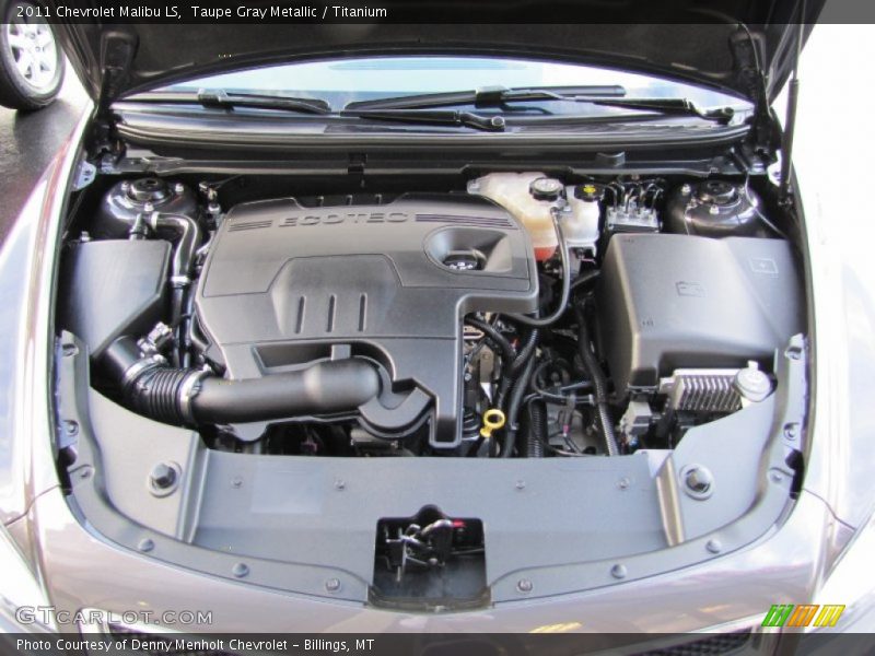 Taupe Gray Metallic / Titanium 2011 Chevrolet Malibu LS