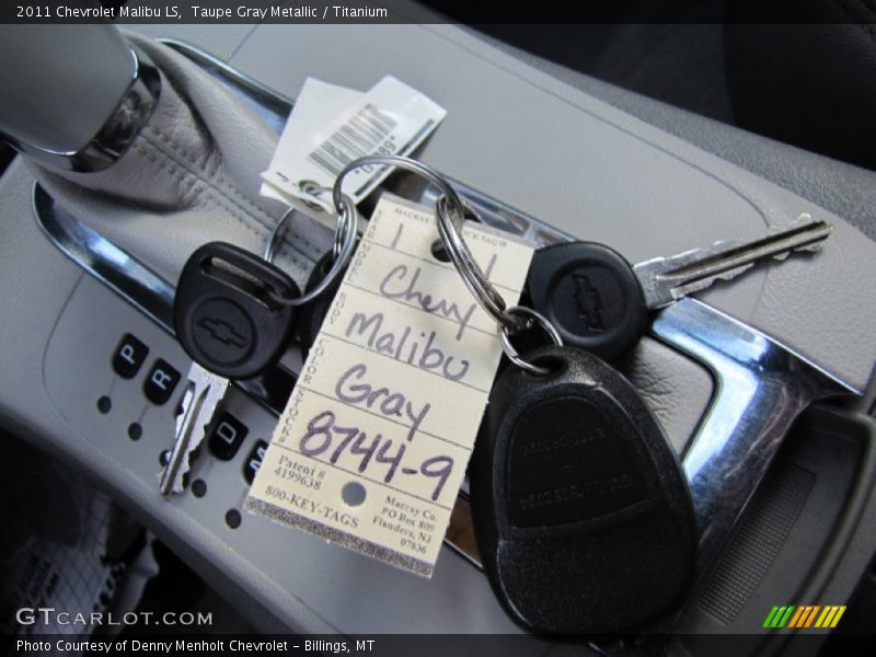 Taupe Gray Metallic / Titanium 2011 Chevrolet Malibu LS