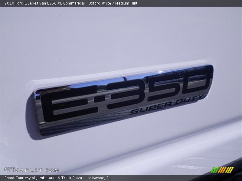 Oxford White / Medium Flint 2010 Ford E Series Van E350 XL Commericial