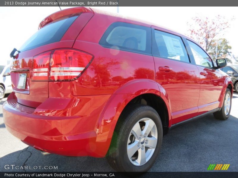 Bright Red / Black 2013 Dodge Journey American Value Package