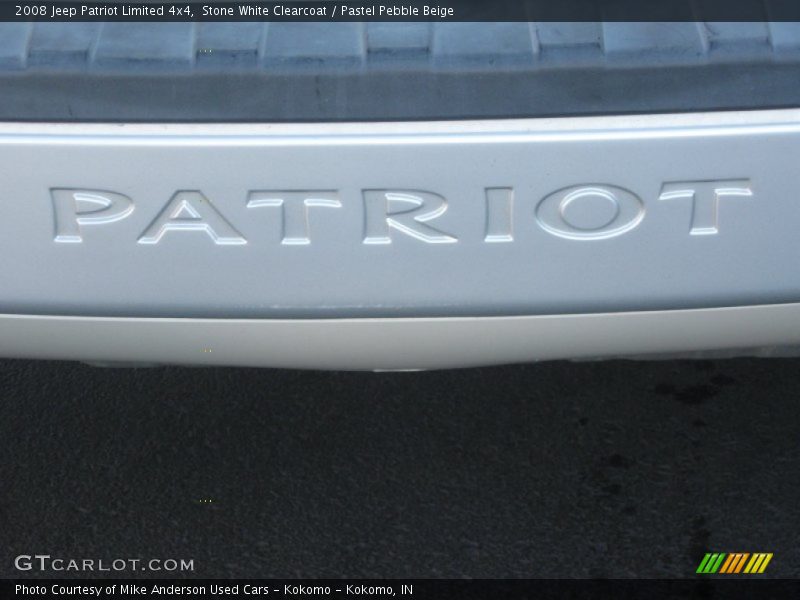 Stone White Clearcoat / Pastel Pebble Beige 2008 Jeep Patriot Limited 4x4