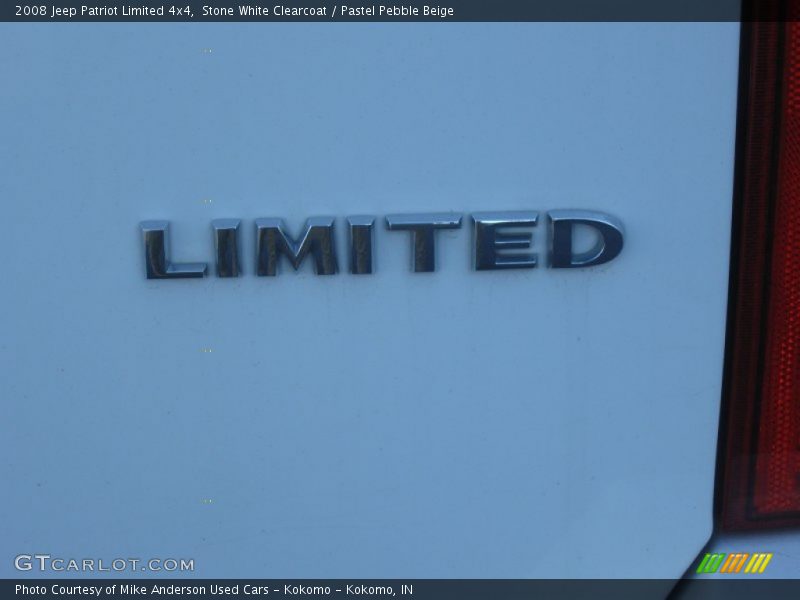Stone White Clearcoat / Pastel Pebble Beige 2008 Jeep Patriot Limited 4x4