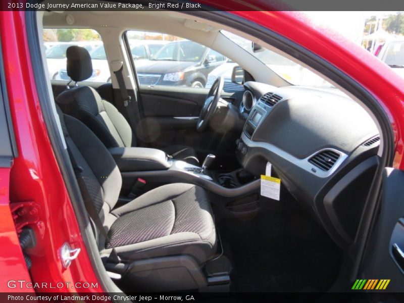 Bright Red / Black 2013 Dodge Journey American Value Package