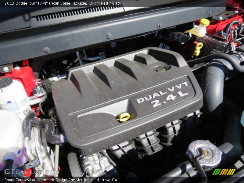 Bright Red / Black 2013 Dodge Journey American Value Package