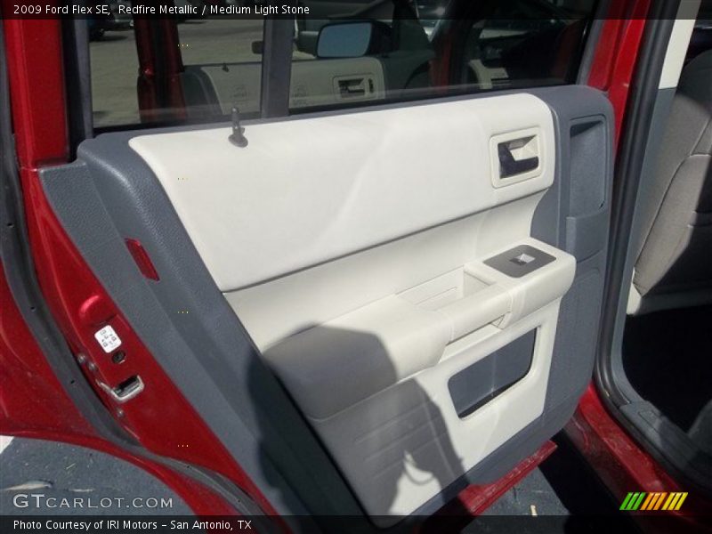 Redfire Metallic / Medium Light Stone 2009 Ford Flex SE