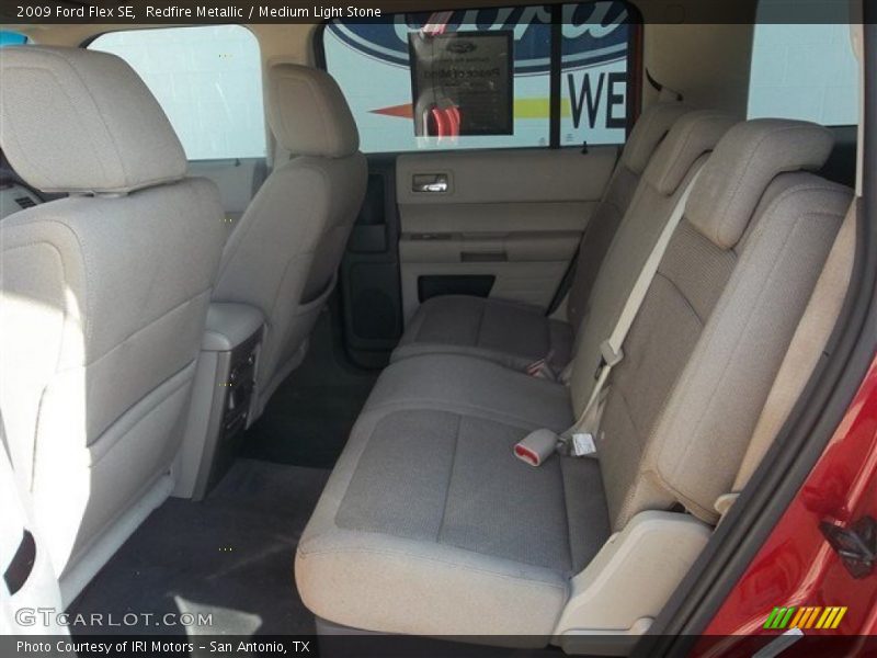 Redfire Metallic / Medium Light Stone 2009 Ford Flex SE