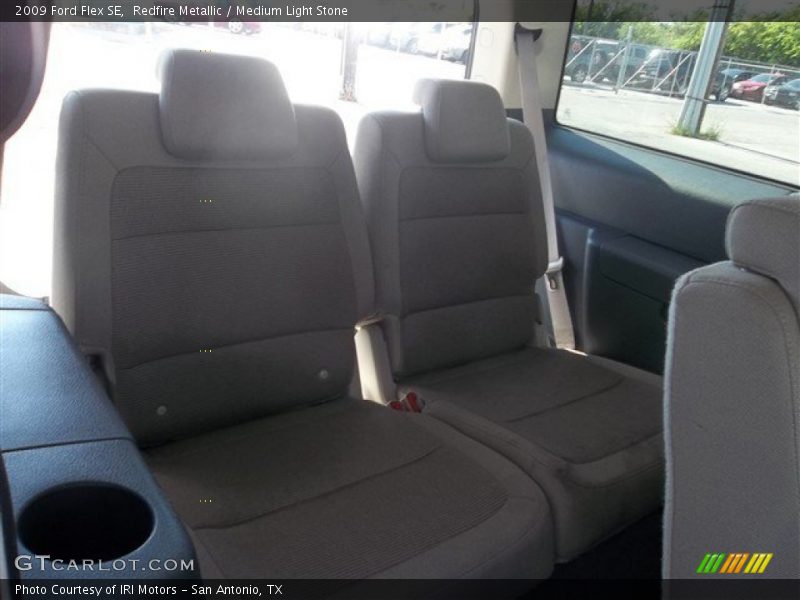 Redfire Metallic / Medium Light Stone 2009 Ford Flex SE