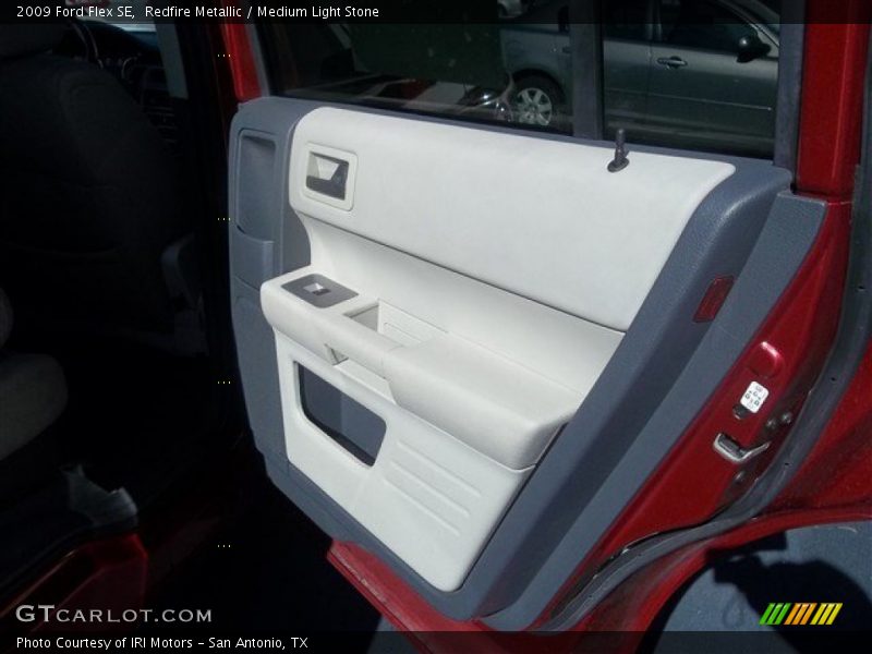 Redfire Metallic / Medium Light Stone 2009 Ford Flex SE