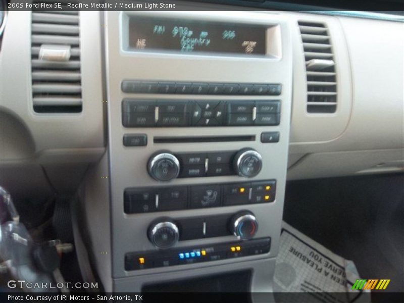 Redfire Metallic / Medium Light Stone 2009 Ford Flex SE