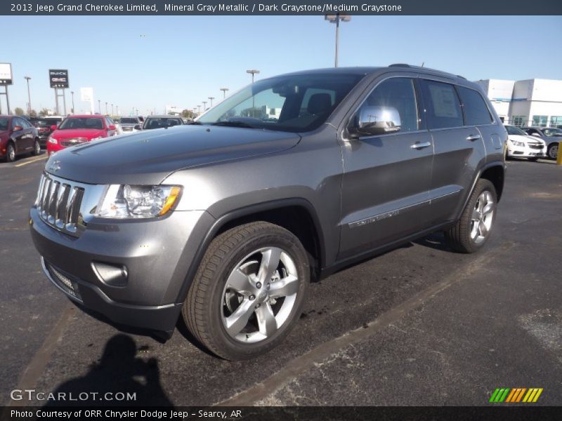 Mineral Gray Metallic / Dark Graystone/Medium Graystone 2013 Jeep Grand Cherokee Limited