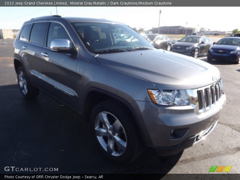 Mineral Gray Metallic / Dark Graystone/Medium Graystone 2013 Jeep Grand Cherokee Limited