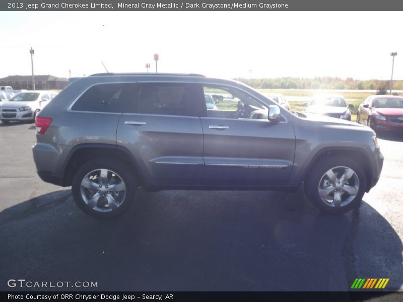 Mineral Gray Metallic / Dark Graystone/Medium Graystone 2013 Jeep Grand Cherokee Limited