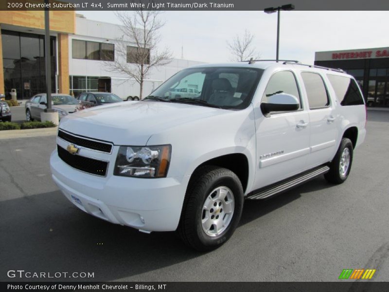 Summit White / Light Titanium/Dark Titanium 2009 Chevrolet Suburban LT 4x4