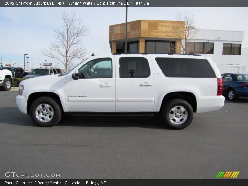 Summit White / Light Titanium/Dark Titanium 2009 Chevrolet Suburban LT 4x4