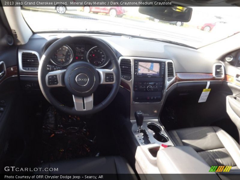 Mineral Gray Metallic / Dark Graystone/Medium Graystone 2013 Jeep Grand Cherokee Limited