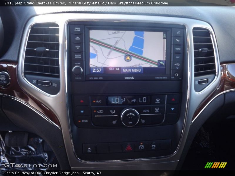 Mineral Gray Metallic / Dark Graystone/Medium Graystone 2013 Jeep Grand Cherokee Limited
