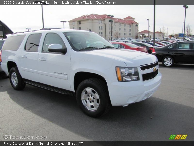 Summit White / Light Titanium/Dark Titanium 2009 Chevrolet Suburban LT 4x4