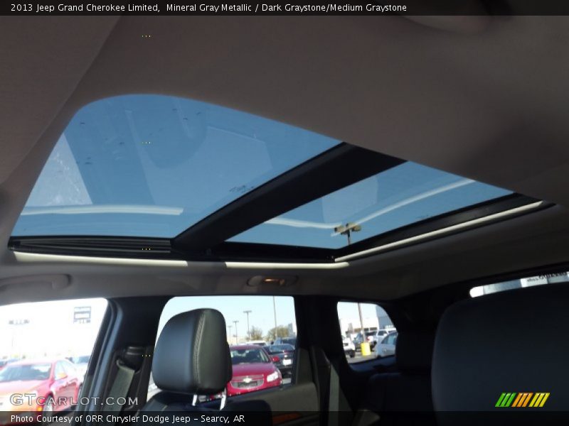 Mineral Gray Metallic / Dark Graystone/Medium Graystone 2013 Jeep Grand Cherokee Limited